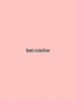 last october 