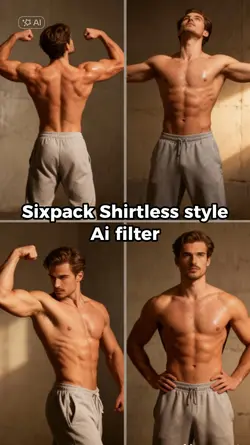 Ai sixpack Shirtless