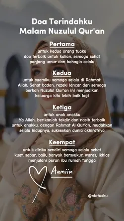 Doa Nuzulul Qur'an 
