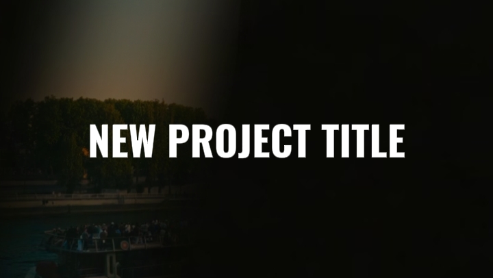 nouveau titre du projet