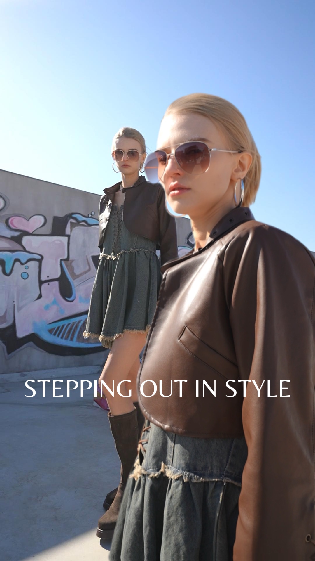 Fashion Checkpoint And High-end Clothing Advertising Template