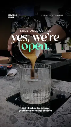 Opening cafe ☕️