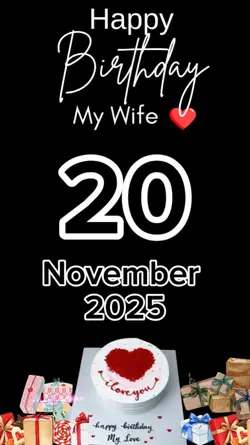 HBD Wife 20 November