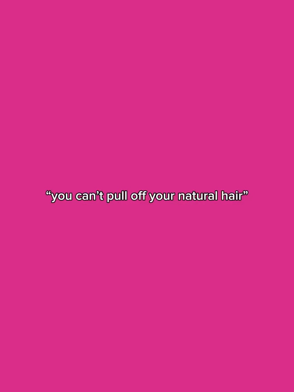 Cheveux naturels 