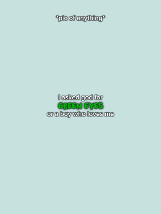 Ojos verdes