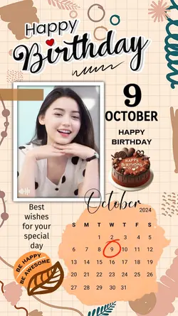 9 OCTOBER HBD 2024