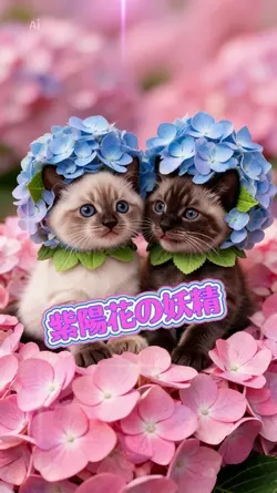 紫陽花の妖精