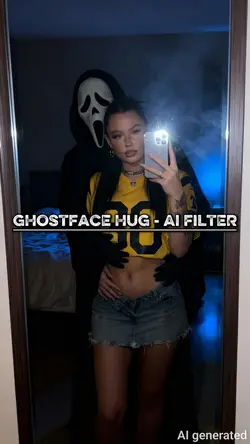 Ghostface hug - AI