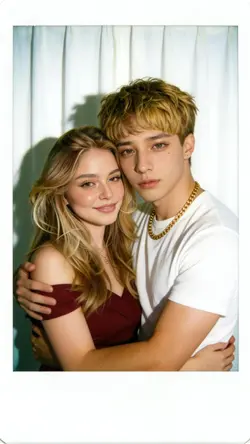 polaroid couple
