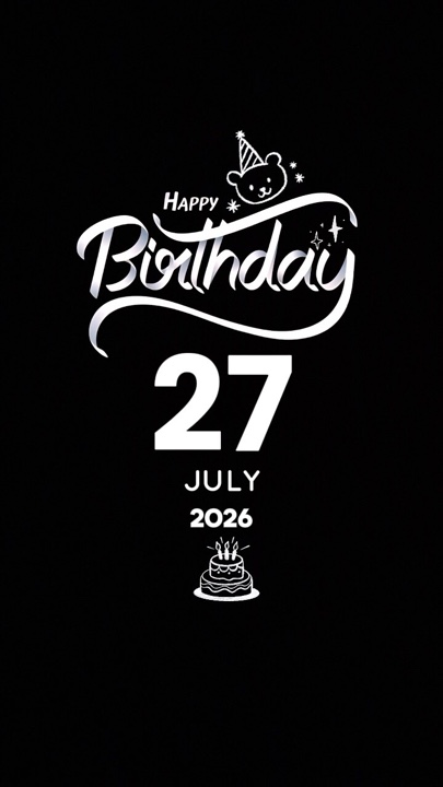 Hbd 27 july 2026