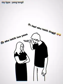 aku lebih tua ya