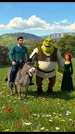Foto com Shrek!