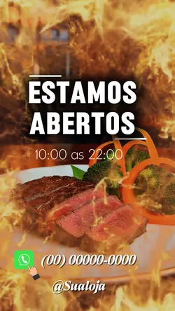 Restaurante aberto 