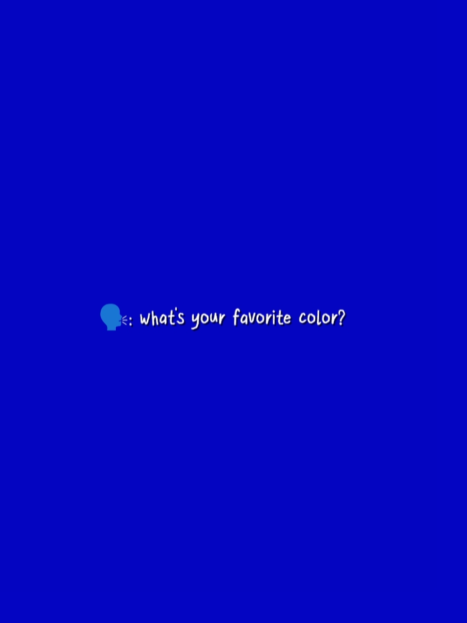 color blue/fave