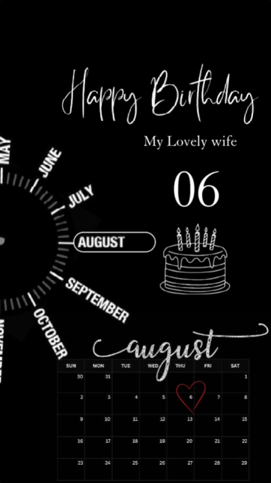 BDAY WIFE 6 AĞUSTOS
