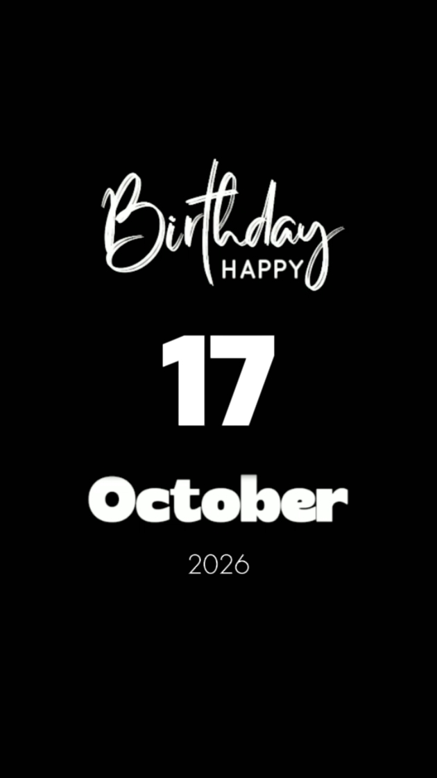 HBD 17 October 