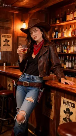 Cowboy photo collage