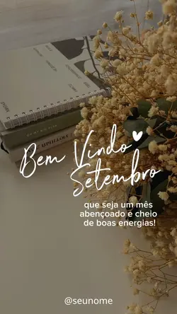 BEM VINDO SETEMBRO