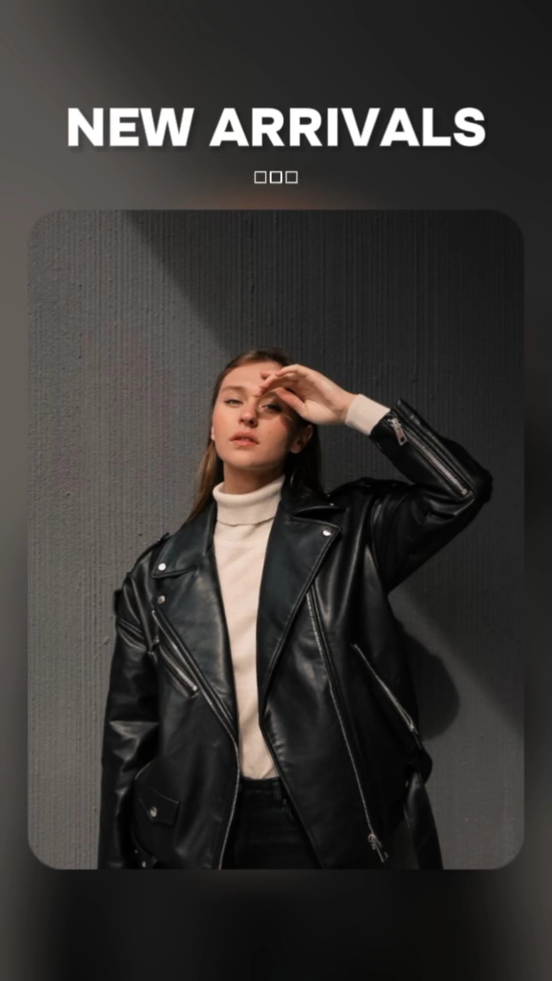 Anúncio do produto Jaqueta de couro feminina estilo Tiktok