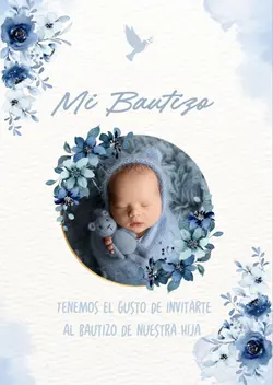 Invitación Bautizo 🩵