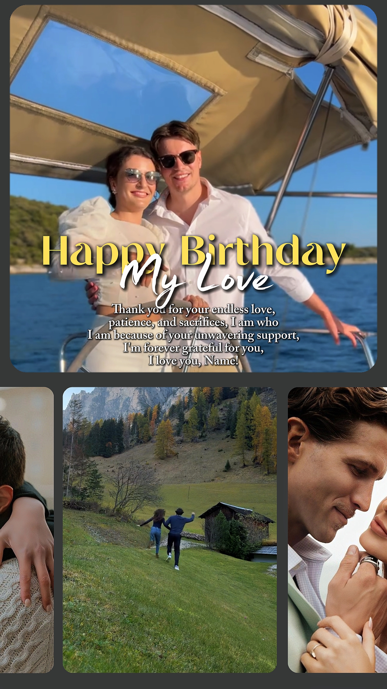 Amour d'anniversaire 