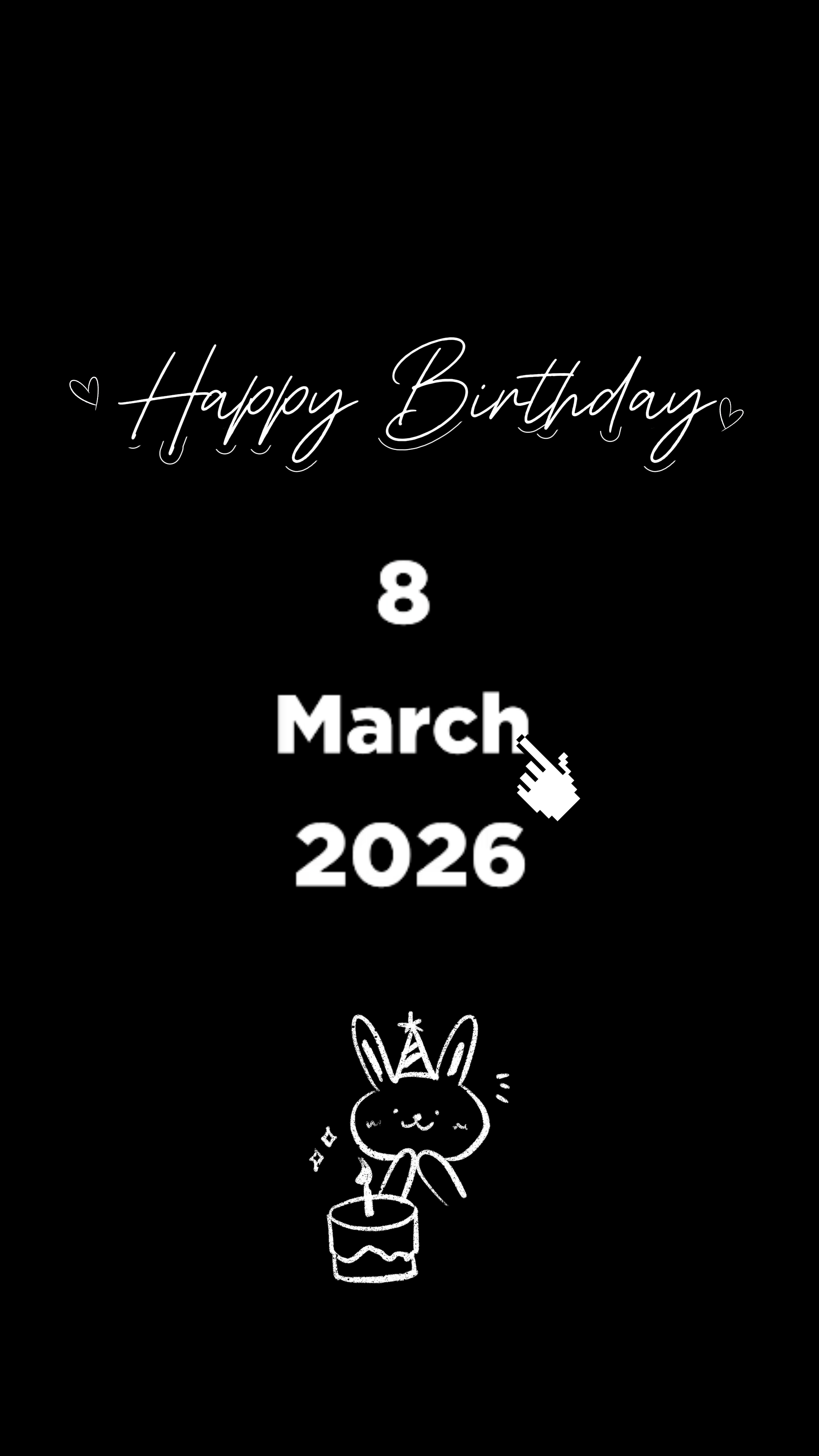 HBD HIJO 8 DE MARZO