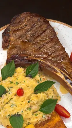 Almoço alto padrão!