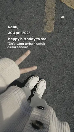 Hbd to me 30 April 