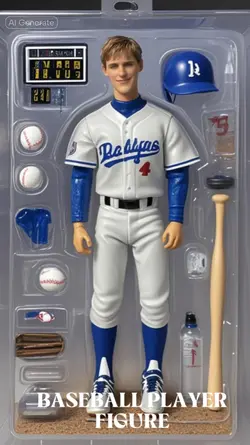 AI Baseball Figure