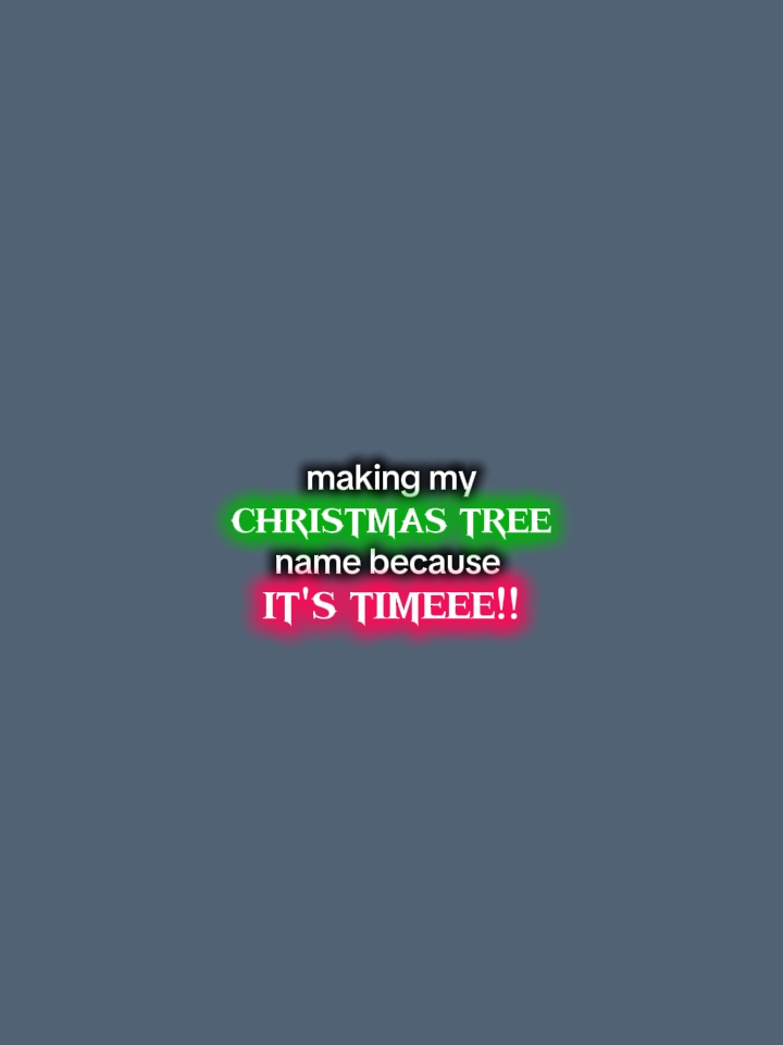 Christmas tree 