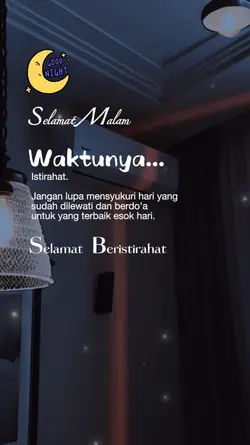 waktunya istirahat