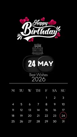 Birthday 24 May 2026