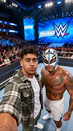 with Rey Mysterio
