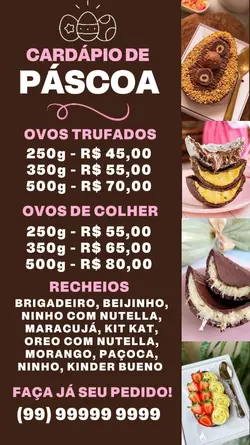 Cardapio de páscoa