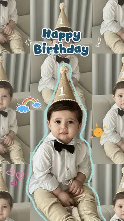 Birthday baby boy