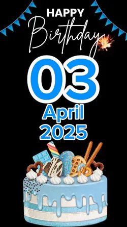 birthday 03 April 