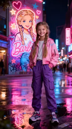 barbie graffiti