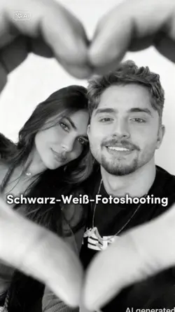 Schwarzweiß-Shooting