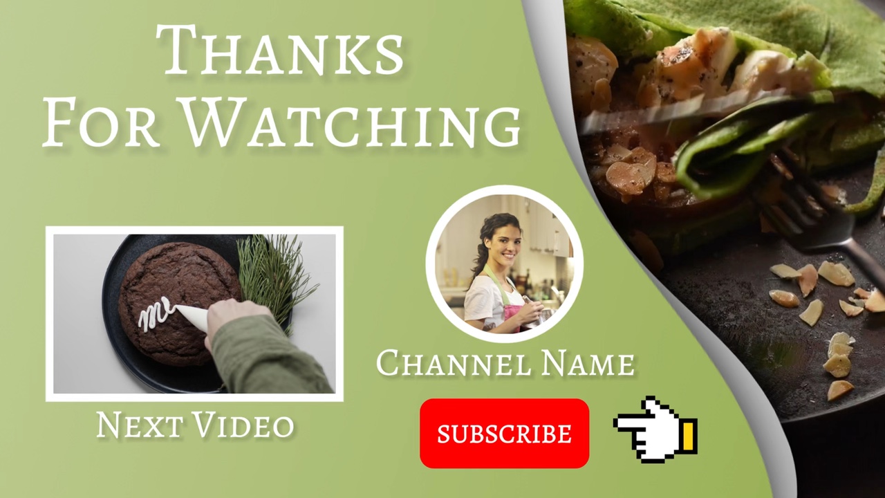 YouTube Outro Comida