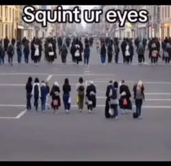 squint your eyes…