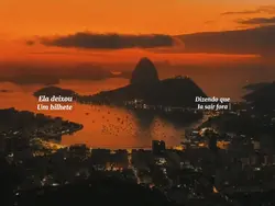 Ela deixou um bilhet