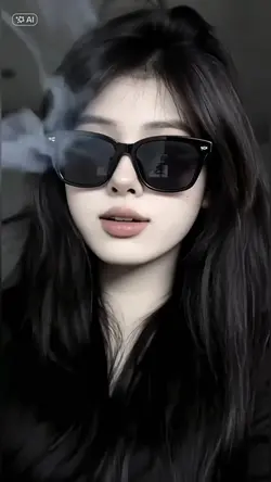 Đeo kính hút thuốc 