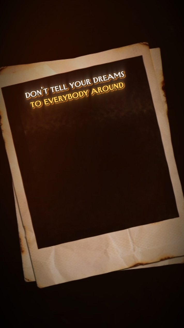 don't tell ur dreams