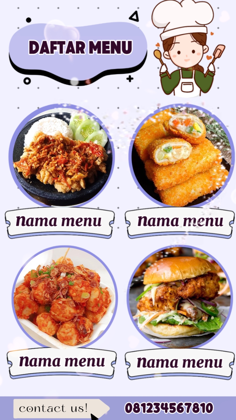 MENU DE DAFTAR