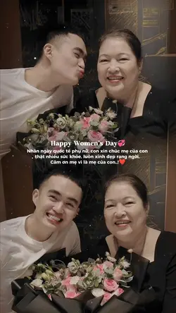 Mẫu chúc mẹ 8/3