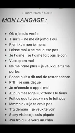 Mon langage