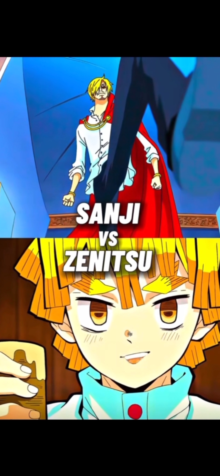 Sanji vs Zenitsu