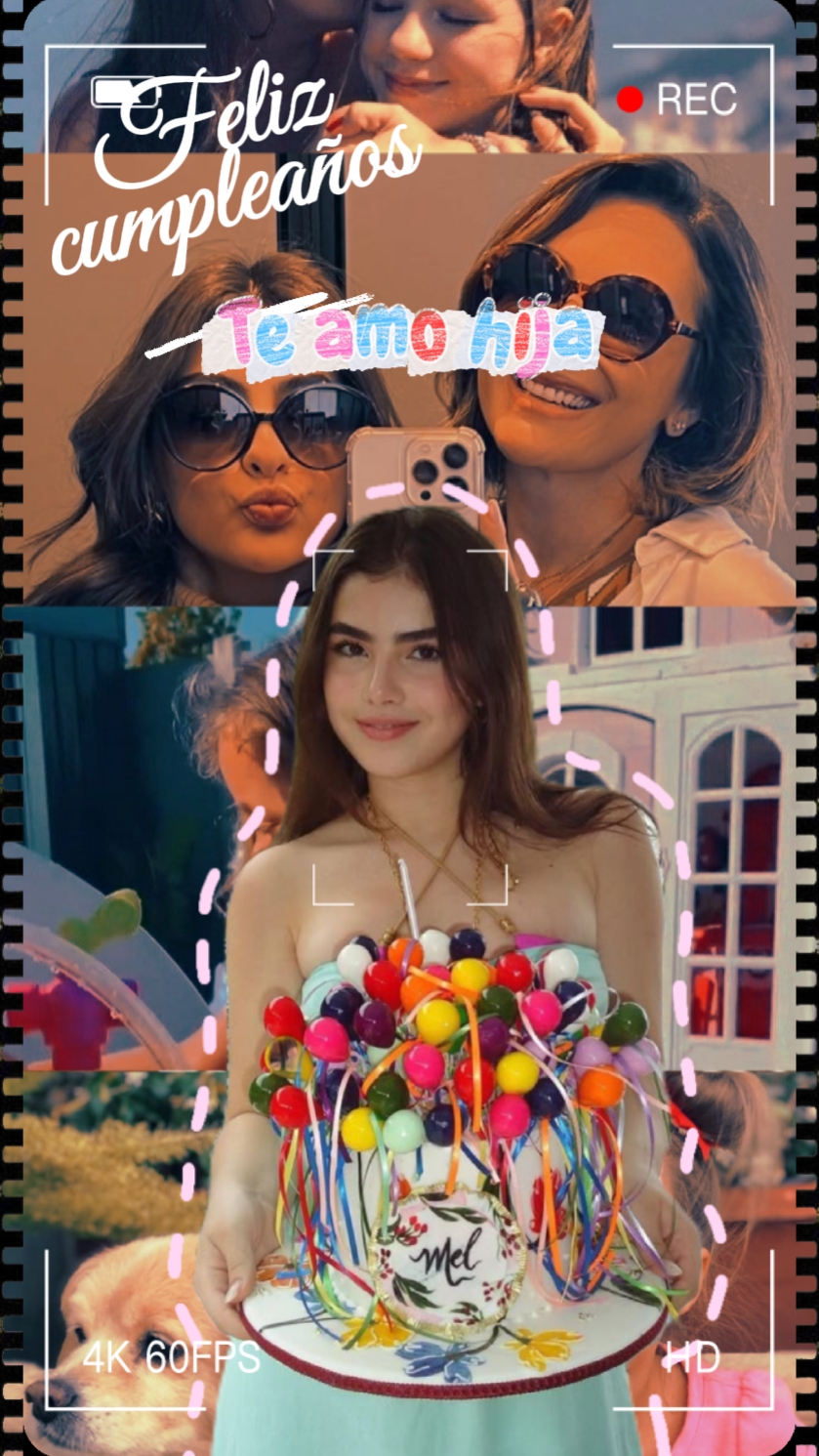 Feliz cumple mi niña