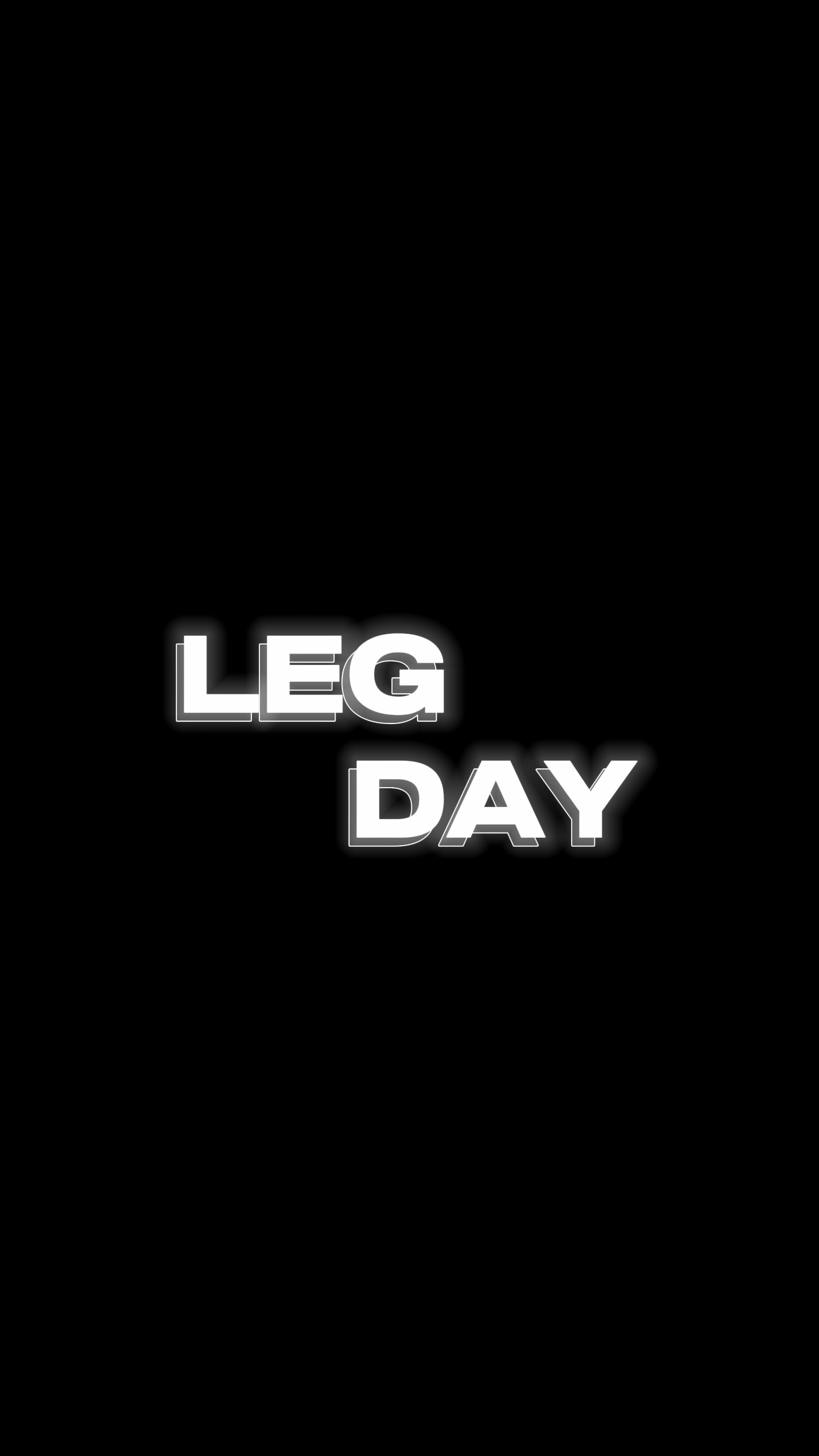 LEG DAY TEMPLATE