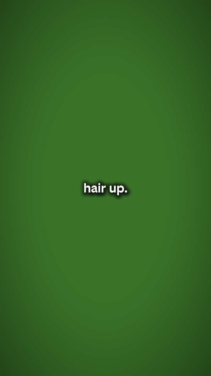 rambut ke atas